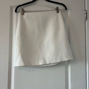Zara White Women's Skirt